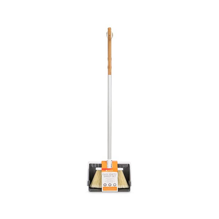 Full Circle Home - Wholesale Broom - Tag Team Compact Broom and Dustpan