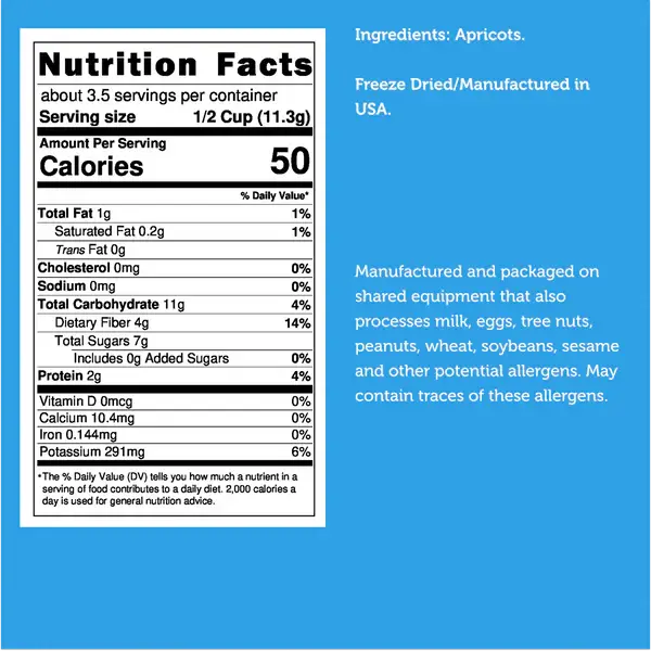 Arctic Farms - Wholesale Dried/Dehydrated Fruit - Arctic Farms Garden Freeze Dried Apricots (100% Real Fruit)4