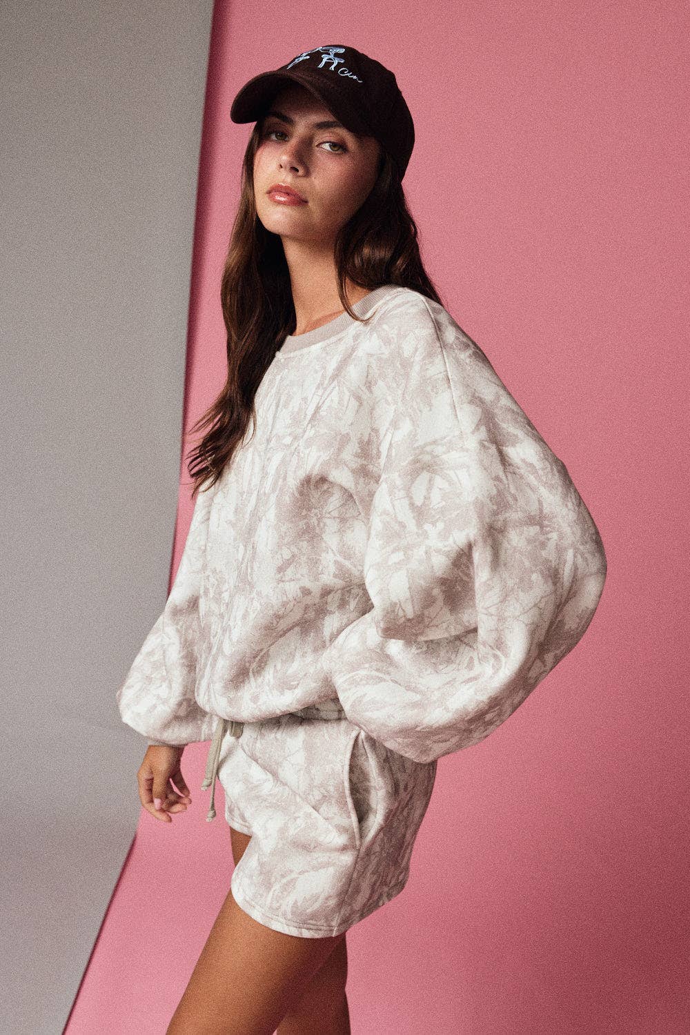 Papermoon - Wholesale Activewear Set - Women's - PX50791 - Woodland Camo Crewneck Set30