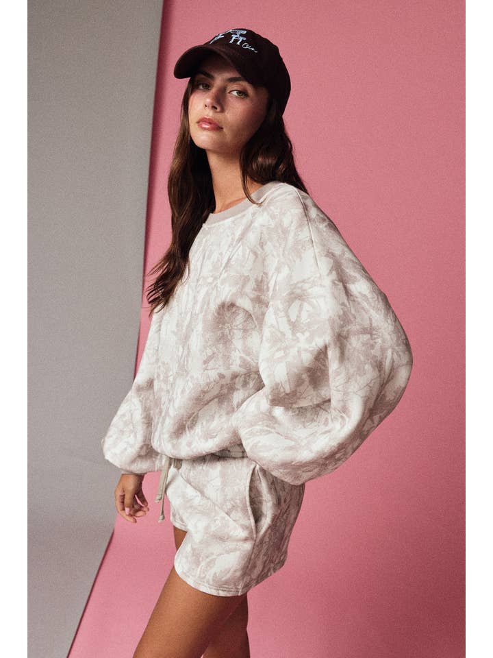 Papermoon - Wholesale Activewear Set - Women's - PX50791 - Woodland Camo Crewneck Set30