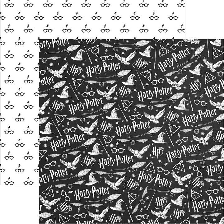 Paper House Productions - Wholesale Scrapbook - Harry Potter Pattern 12 x 12 Scrapbook Paper