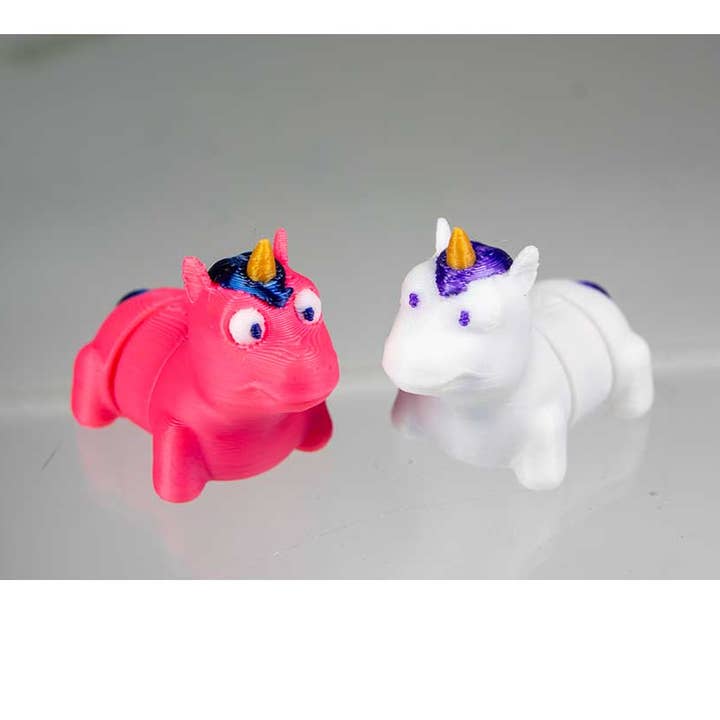 3D Printed Fidget Spirit Animal - Unicorn Asstd Colors(Each) for wholesale by Kheops International