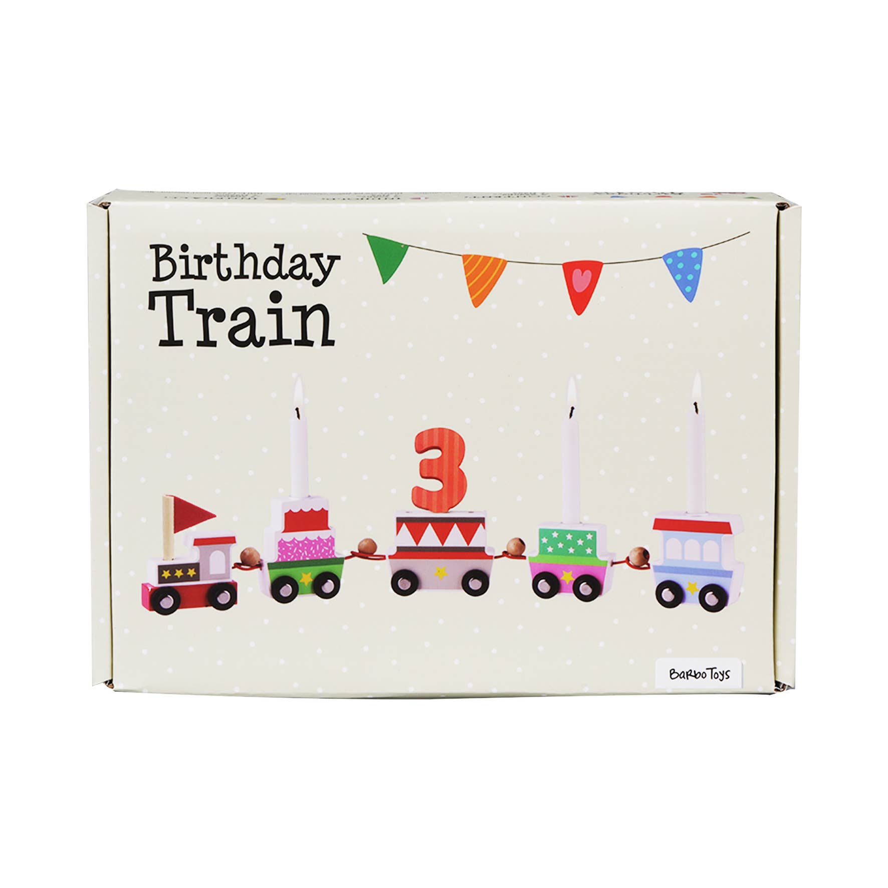 Barbo Toys - Wholesale Decal - Party Decorations - Birthday Train (Scandinavian flags included)2