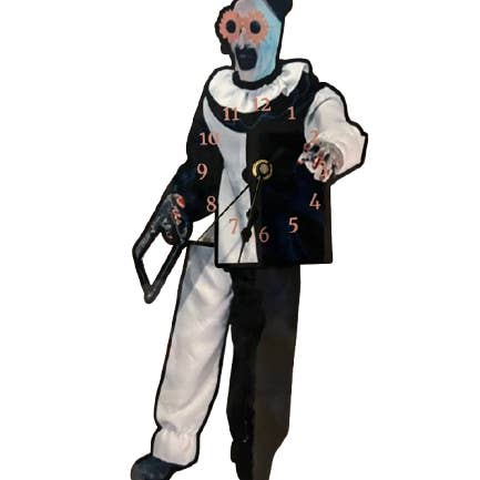 Dead Dave Designs - Wholesale Wall Clock - Terrifier Art the Clown Dancing Wall Clock