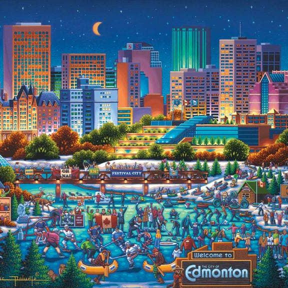 Boardwalk Puzzle Company - Wholesale Puzzle - Adult - Edmonton - 1000 Piece1