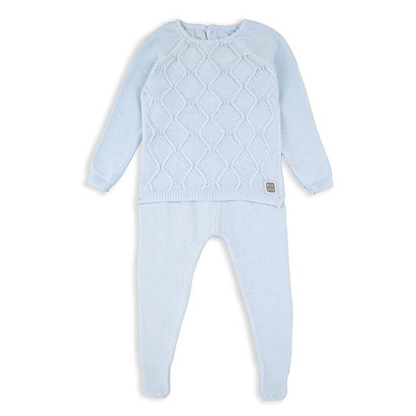 Heavenly 100% Cotton Light Blue Met Set for wholesale on Faire0