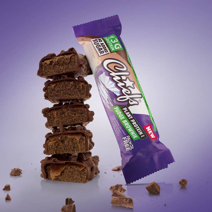 Chiefs - Wholesale Snack Bar - Chiefs Plant Protein Bar Fudge Brownie 55g2