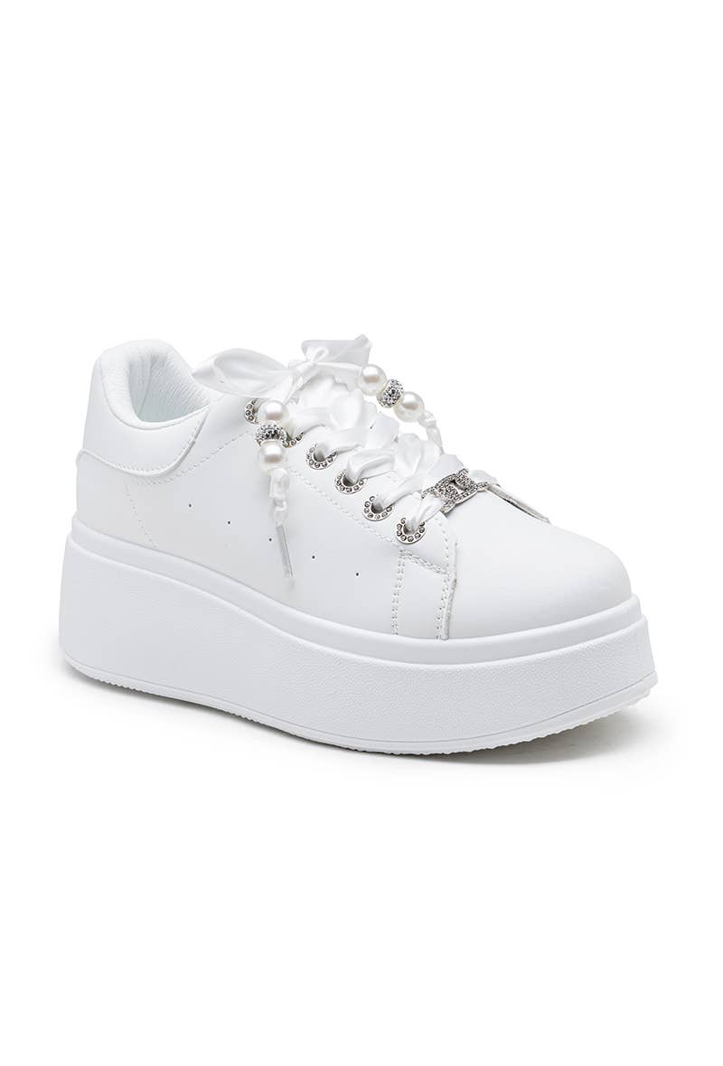 LADY GLORY – wholesale Lifestyle trainers – Women′s – Beaded platform sneakers14