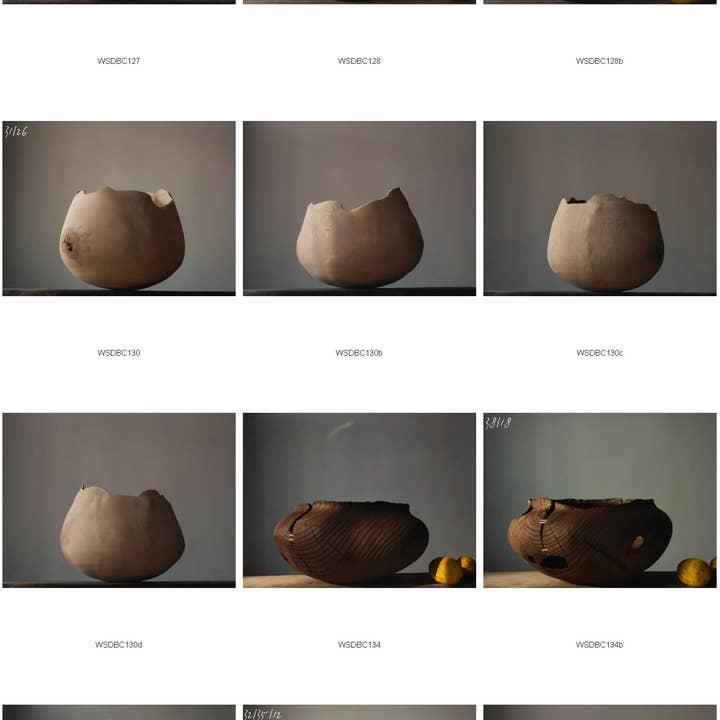 Element Accessories EU - Wholesale Decorative Plate/Dish/Bowl - Wabi Sabi wooden bowl hand-carved by master artisan8