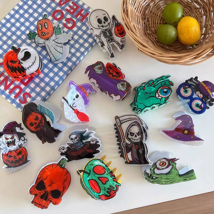 Otterware - Wholesale Hair Clip - Women's - Halloween Haunted Hair Clips | Oversized Costume Claws10