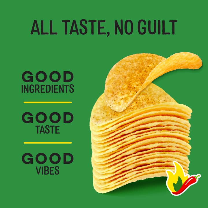 The Good Crisp Company - Wholesale Chips - Spicy Jalapeño Gluten Free Chips - 5.6oz Cans (Case of 8)3