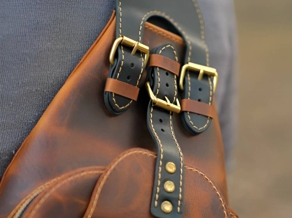 The Master Tanners - Wholesale Crossbody Bag - Men's - Genuine Leather Sling Bag Cross Body Bag For Men7