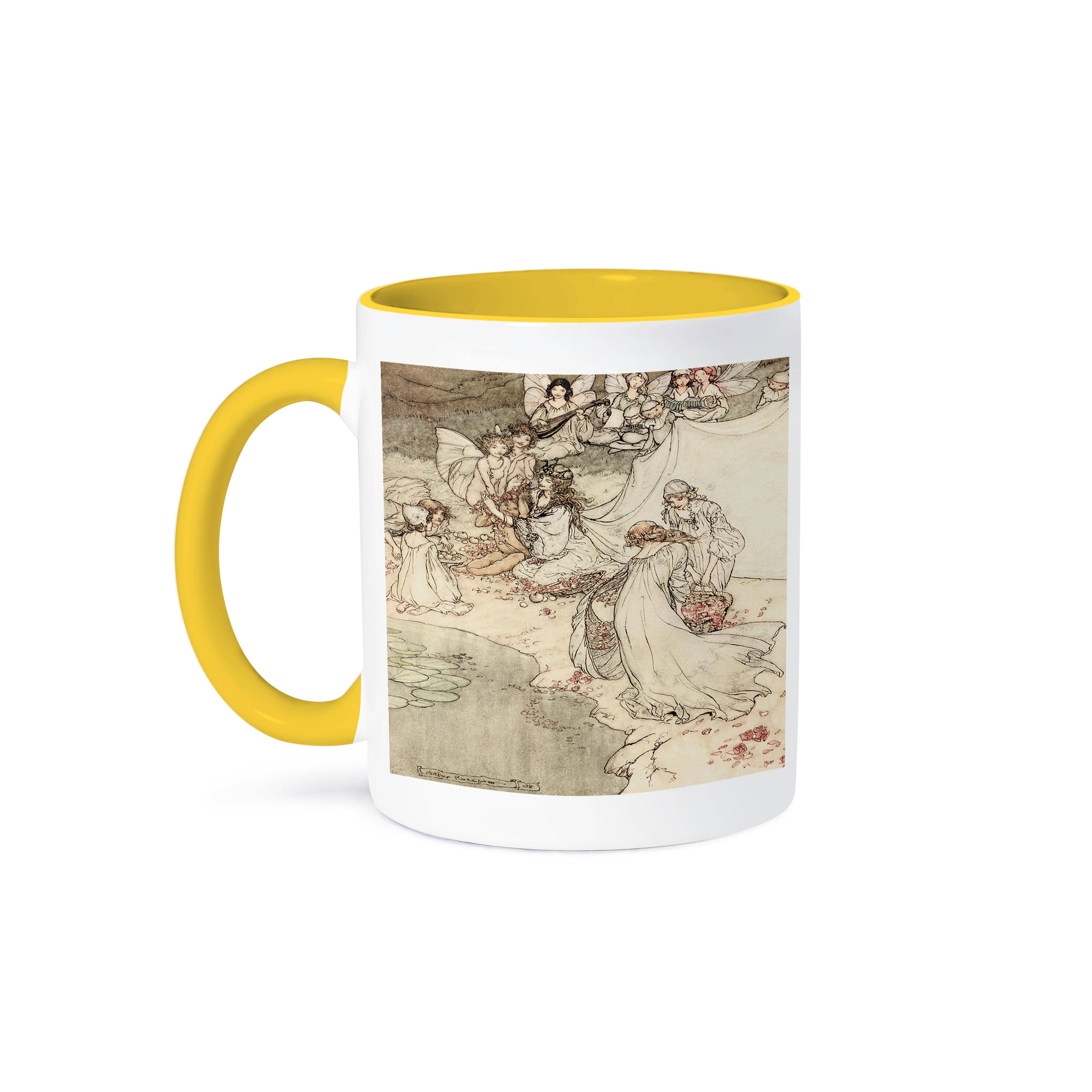 3dRose - Vente Tasse à café - 3dRose, Le Songe d'une nuit d'été, Arthur Rackham, Peinture de fée fantastique, Tasse0