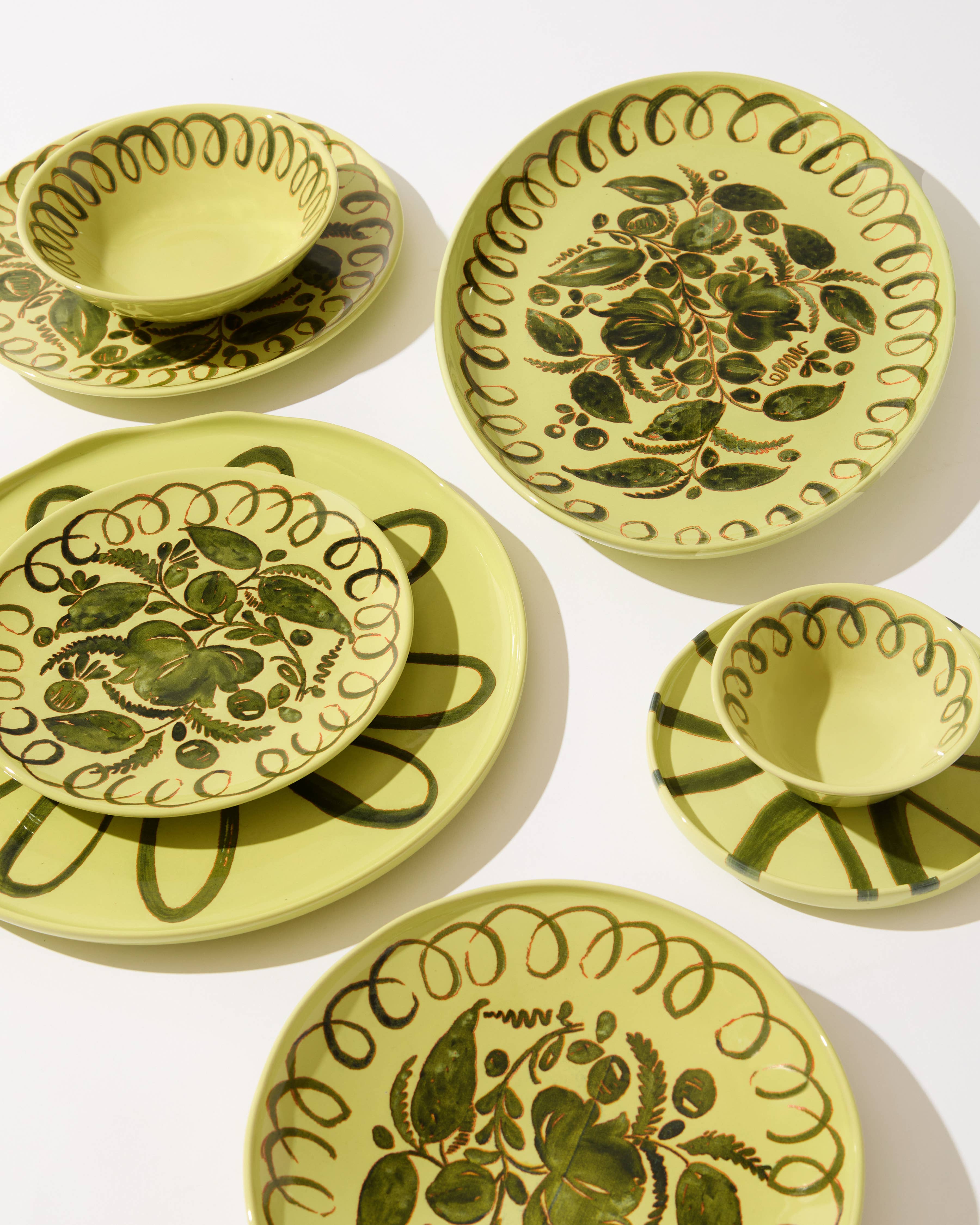 Couleur Nature - Wholesale Appetizer Serveware - Amalfi Appetizer Plate Lime - 7.1" Diameter4