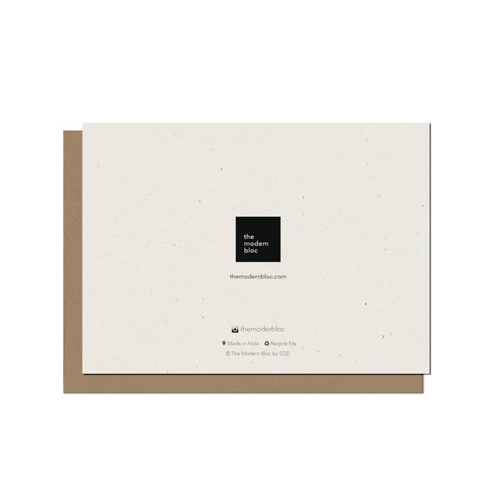The Modern Bloc - Wholesale Everyday Greeting Card - Oh Happy Day Blank Card1