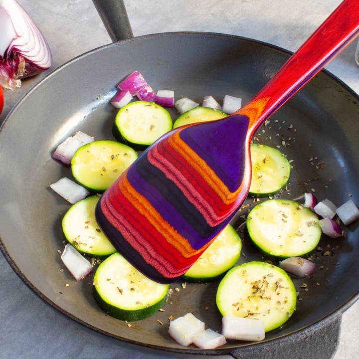 Totally Bamboo - Venta al por mayor Espátula/volteador - Espátula de Madera Colorida Baltique® Waikiki, 12.5"4