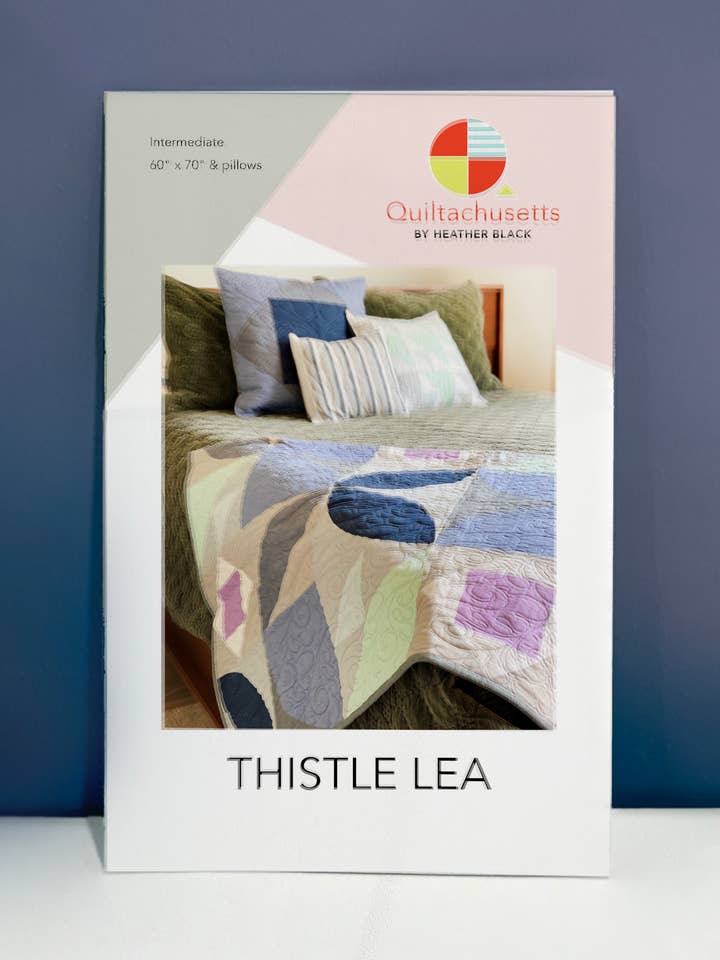 Thistle Lea Quilt and Pillow Patterns for wholesale by Quiltachusetts