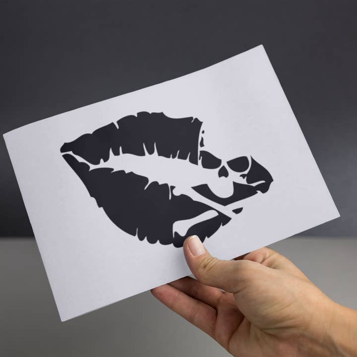 Skull Lips Sticker for wholesale by WinsterCreations™