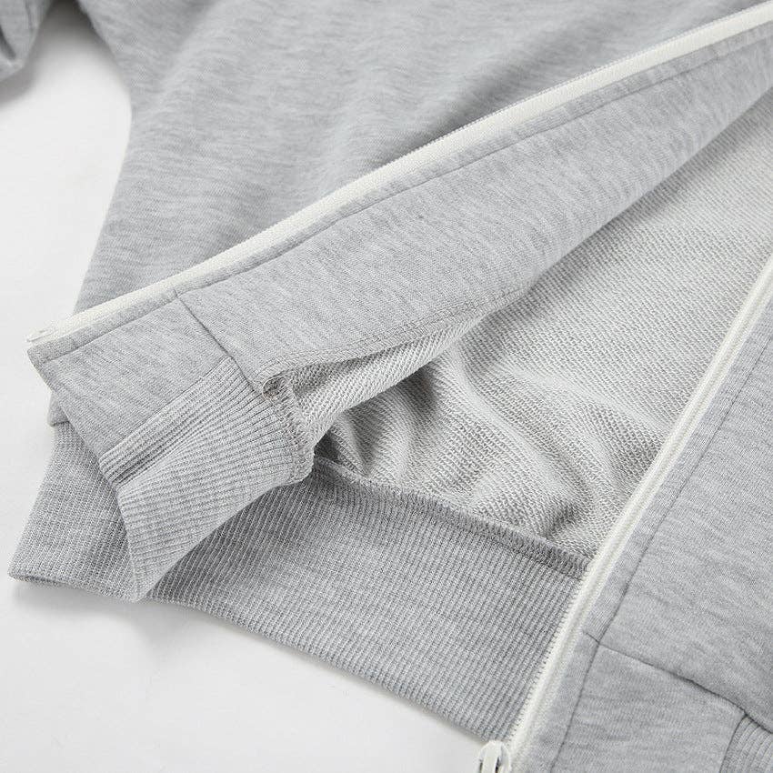 Marayn - Vendita all'ingrosso Completo loungewear - Donna - Completo da salotto autunnale da donna europeo con cappuccio sportivo chic11