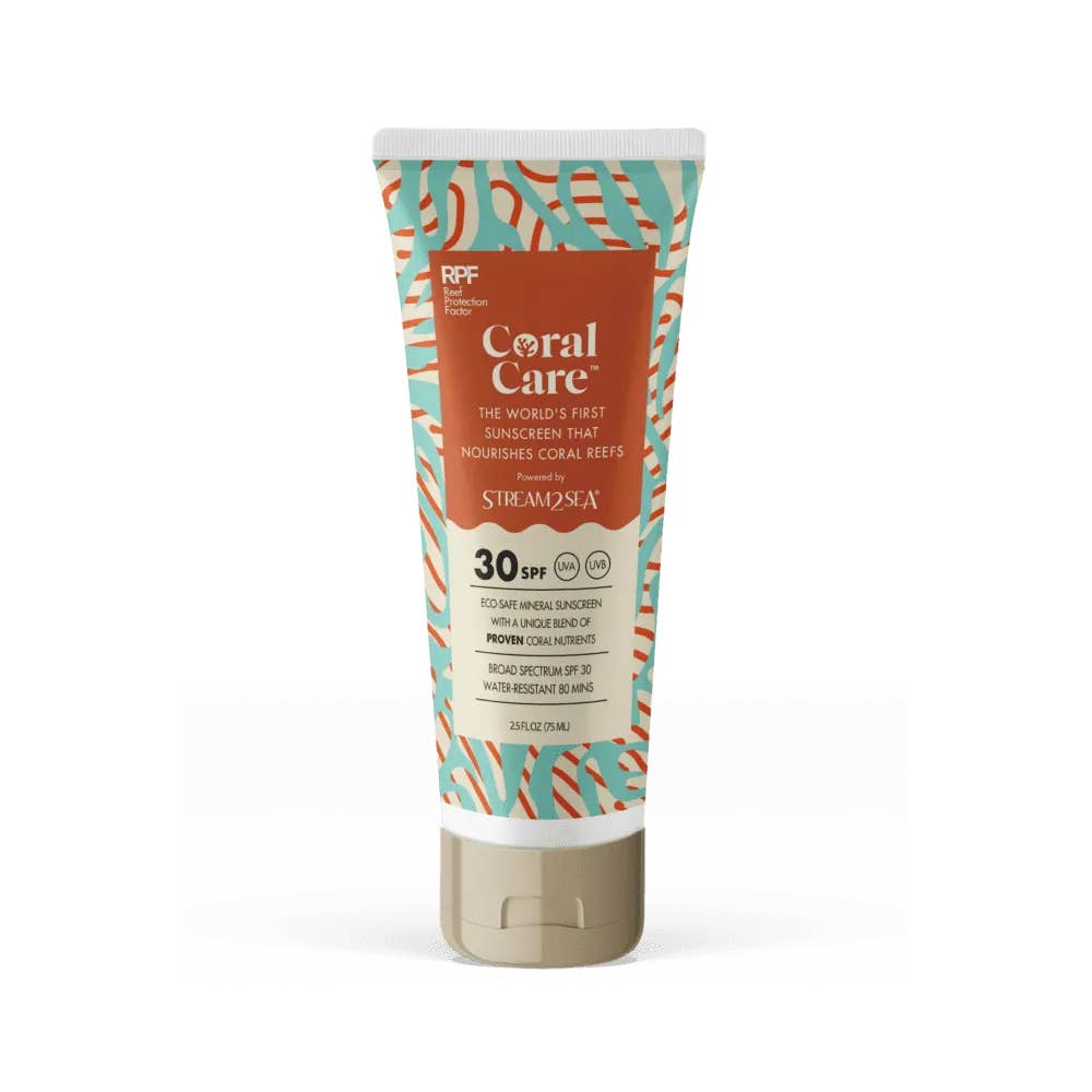 Stream2Sea - Vendita all'ingrosso Creme solari - Coral Care™ Crema Solare Nutriente Amica della Barriera Corallina | Supporta la Crescita dei Coralli