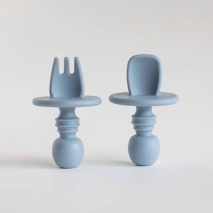 Montessori Mates Pty Ltd - Wholesale Flatware Set - Kids & Baby - Baby's First LFGB Silicone Cutlery Set