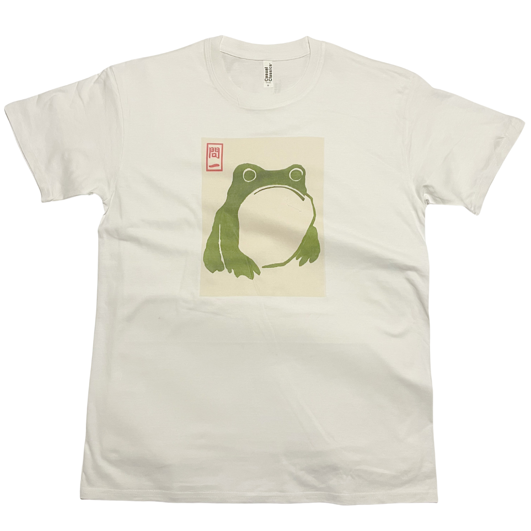 ZZZEBRAAA LIMITED - Wholesale Screen Printed T-Shirt - Unisex - Matsumoto Hoji Frog T-Shirt Vintage Japanese Woodblock Art0