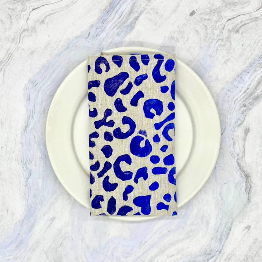 Tulusa – Engroshandel Middags- og stofserviet – På prowl - Cheetah Print Servietter i 6 Farve-måder14