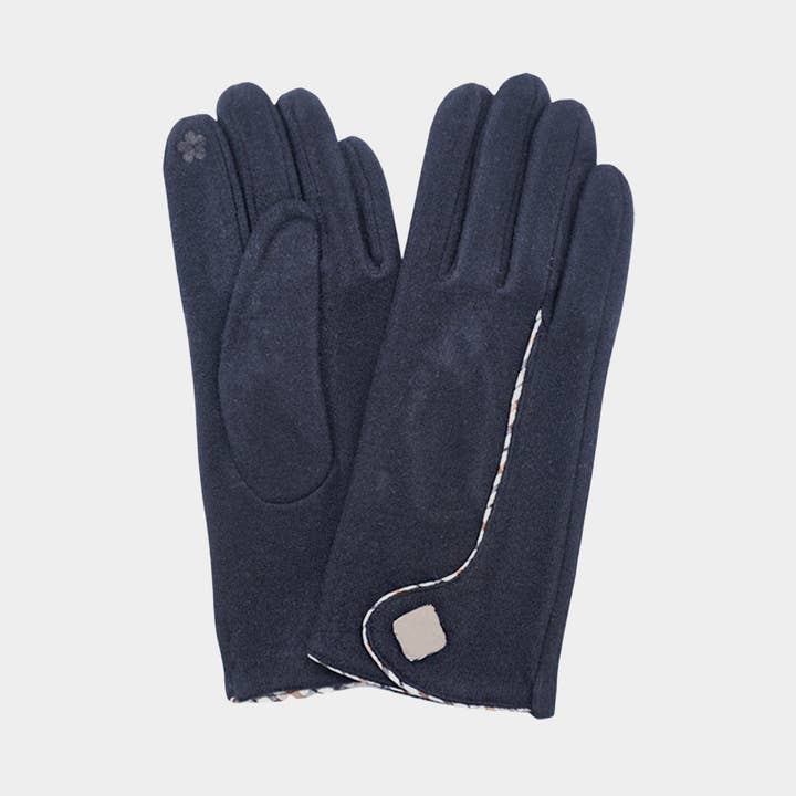 Sensibling Corp. - Wholesale Gloves - Women's - Contrast Stitch Accent Smart Touch Gloves5