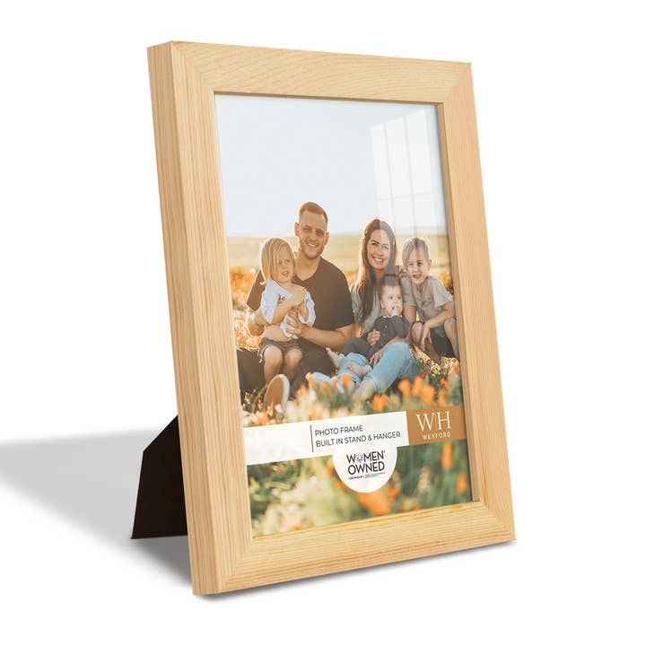 Wexford Home - Wholesale Picture Frame - Photo Frame, Real Wood with Wood Grain, Natural Wood19