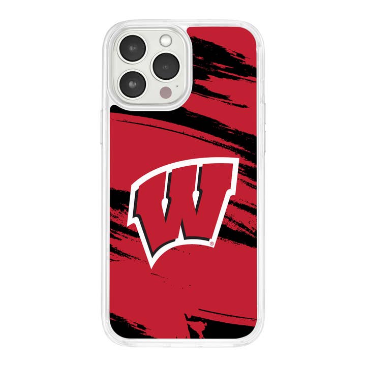 Custodia per telefono Mag-Safe Apple iPhone 16 Wisconsin Badgers HD per la vendita all'ingrosso da parte di Affinity Bands