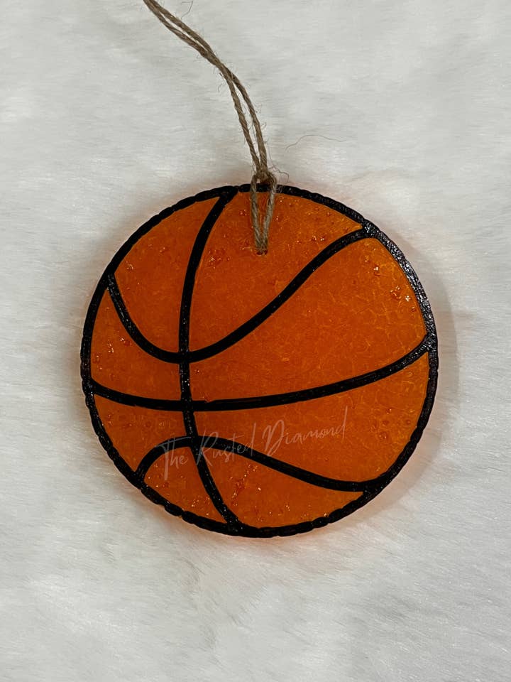 Basketball Freshie for wholesale by The Rusted Diamond
