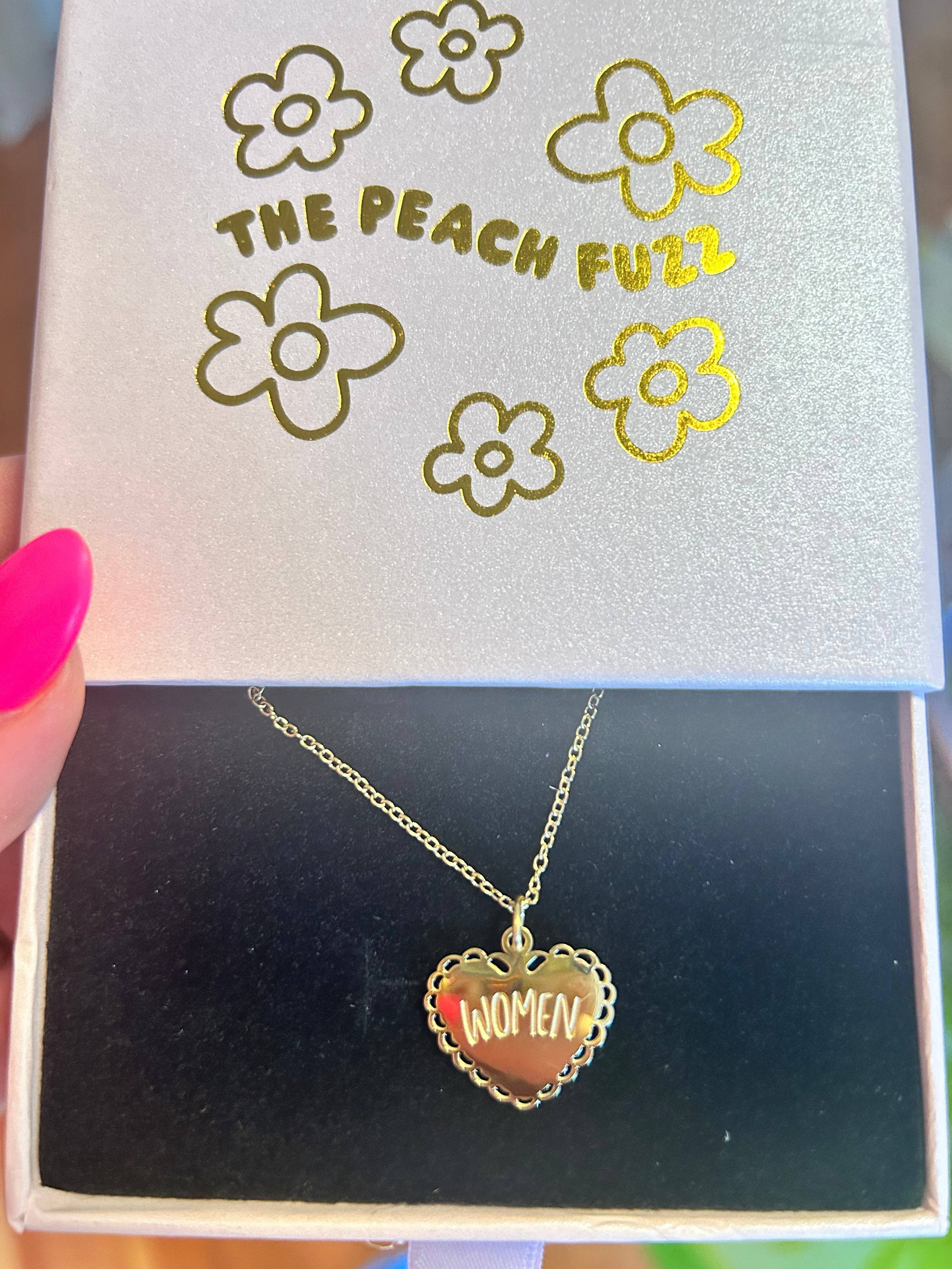 The Peach Fuzz – Großhandel Kette mit Anhänger/Charm – I Heart Damen-Halskette6