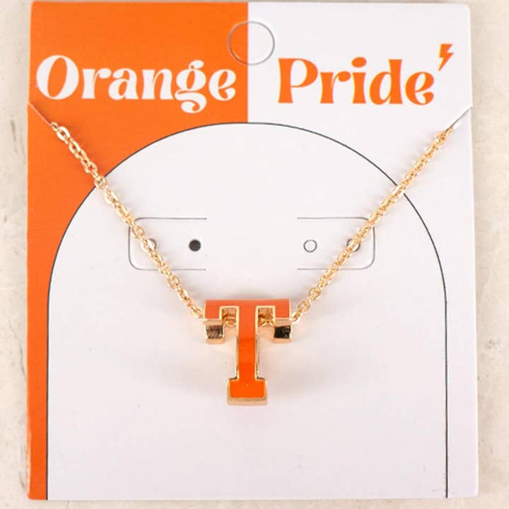 GAME DAY EMALJE T VEDHÆNG HALSKÆDE for engroshandel hos Paperdoll