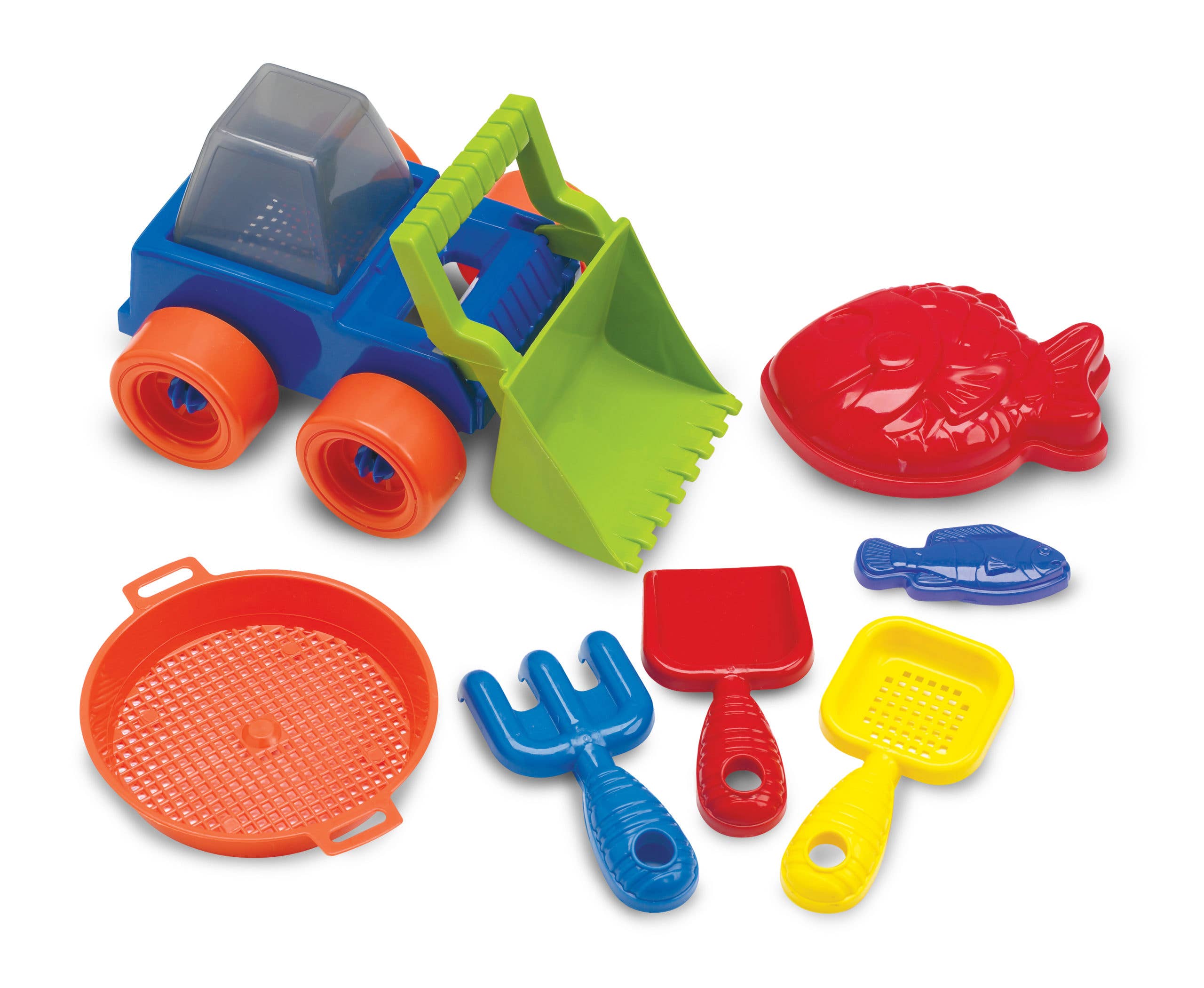 American Plastic Toys – wholesale Beach/pool toy – Child & baby – 7 PC. Beach Assortment Plastic Toy for Kids1