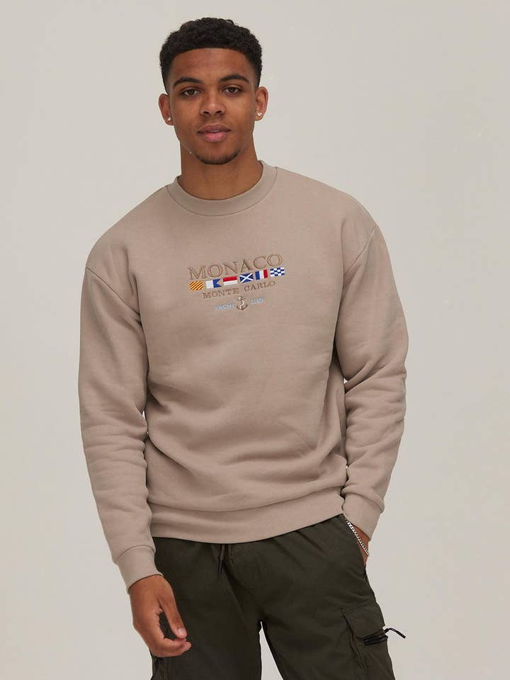 Felpa Monaco Vintage per la vendita all'ingrosso da parte di Jem City uk