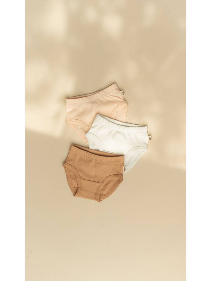 Les Petites Natures - Wholesale Underwear - Kids - Tank top & Underwear Set - Coconut Milk
