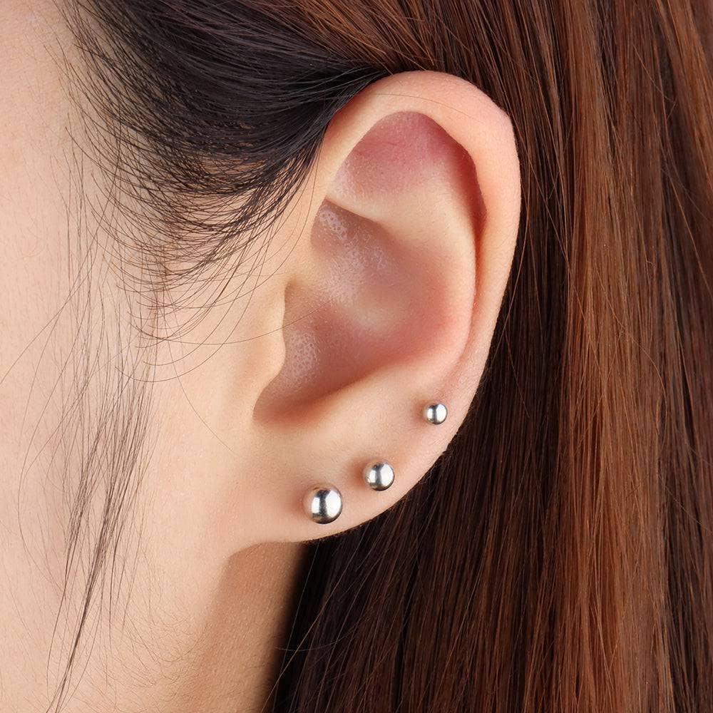 oumo jewelry - Wholesale Stud/Post Earrings - Basic Ball Stud7