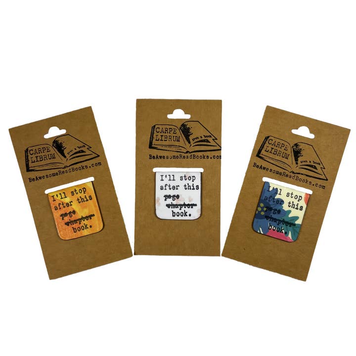 Ik stop na deze pagina. Enkele magnetische bladwijzer voor wholesale door Carpe Librum