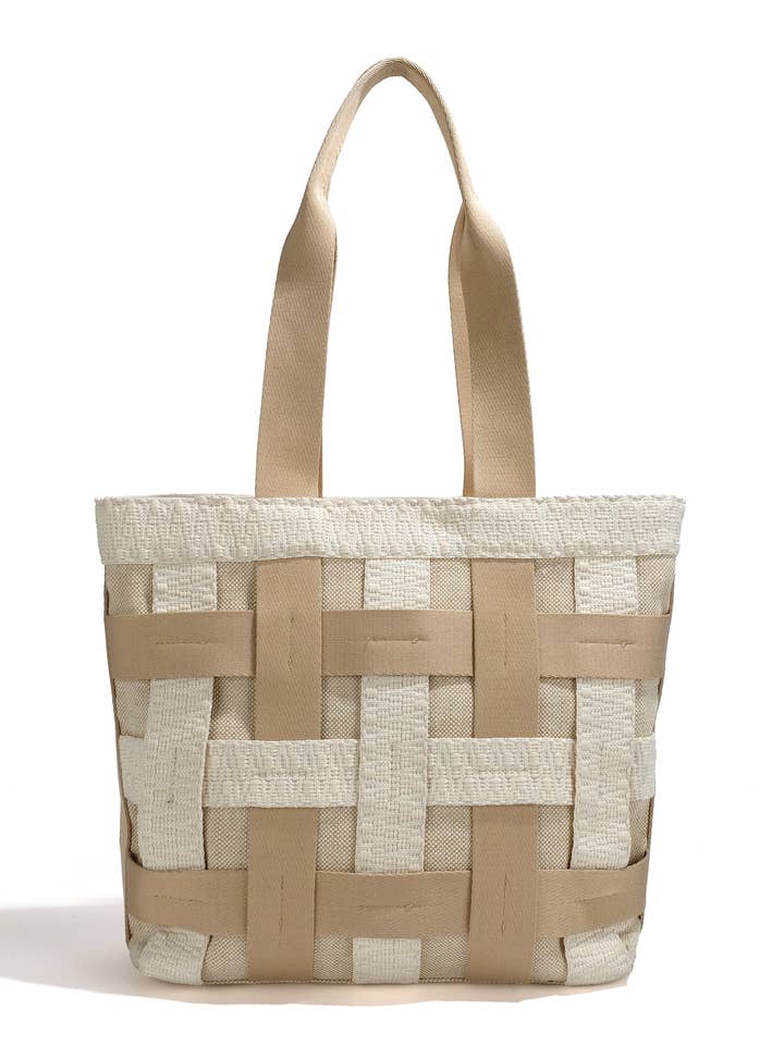 The Woven ‘RAE’ Tote for wholesale by Co-Lab