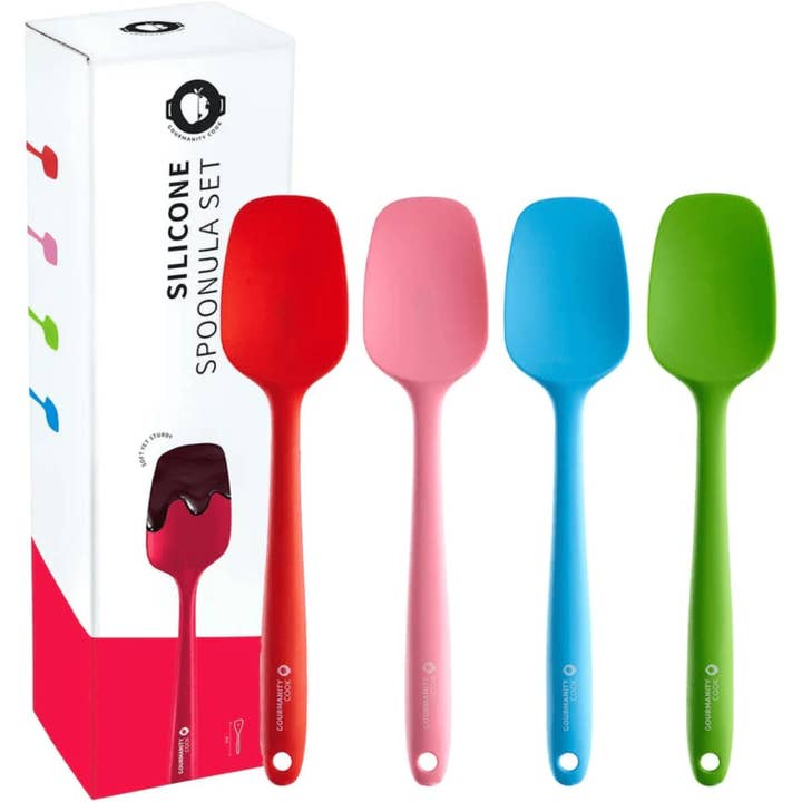Think Distributors - Wholesale Spatula/Turner - Gourmanity Cook Silicone Spoonula - Set of 43
