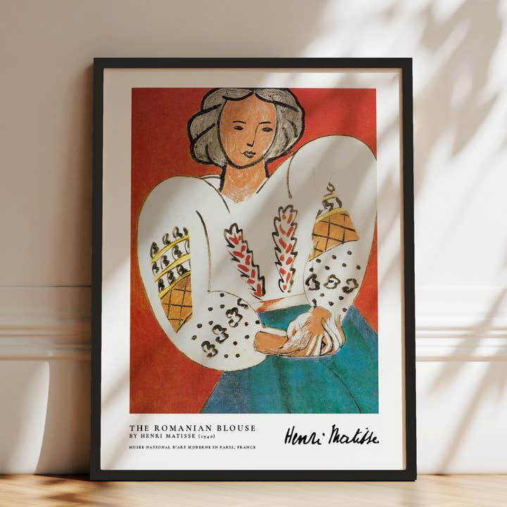 Henri Matisse, The Romanian Blouse for wholesale by Seven Icons Store