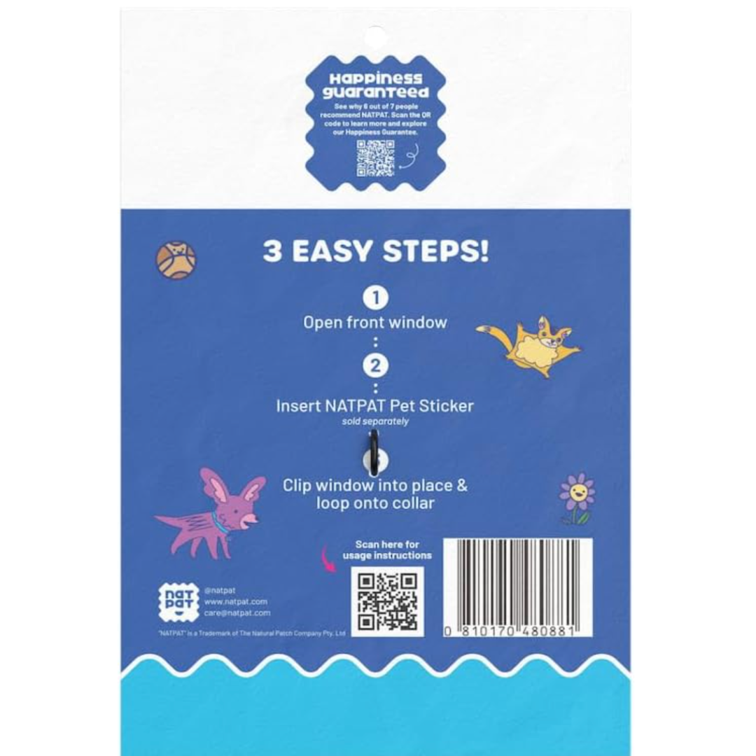 NATPAT - Wholesale Pet collar – Cat/dog - NATPAT Pet Locket - Collar Sticker Locket (pair w/ Pet Zen)9