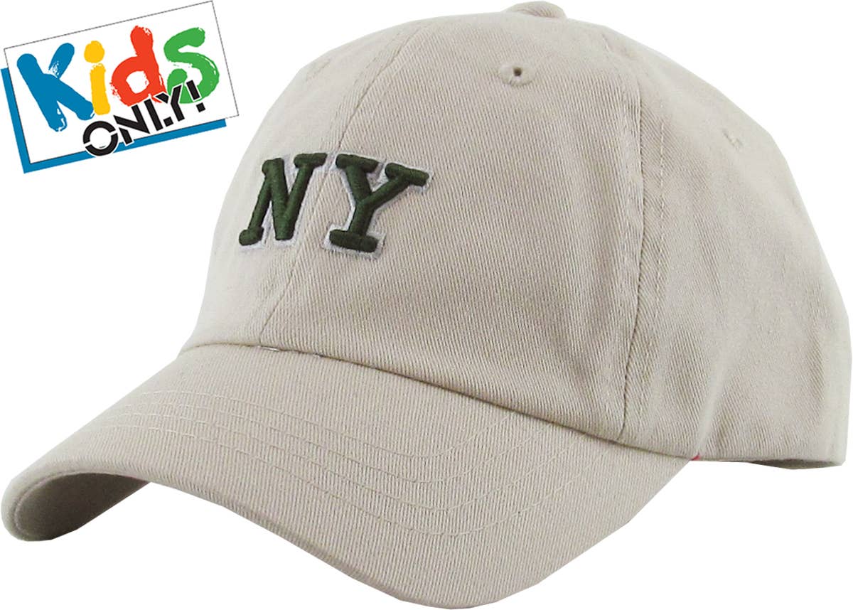 KBETHOS - Wholesale Baseball Cap - Kids - Kids NY Low Profile Cotton Baseball Cap4