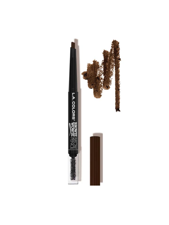LA Colors CBP406 Lápis de Sobrancelha Chocolate Browie Wowie - 3 unidades por atacado de PINEAPPLE Beauty