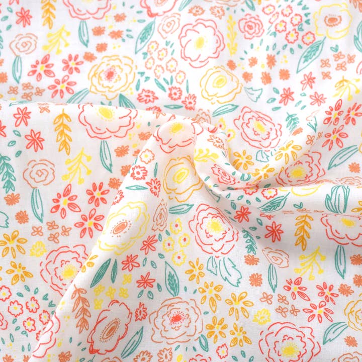 COUSETTE – wholesale Fabric – Majorelle double gauze fabric