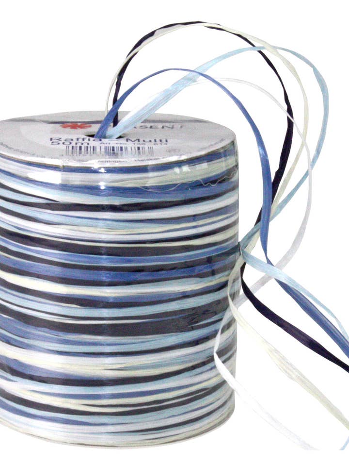 Bastband Raffia Multicolour 50-m-Spule10 für den Großhandel von C.E. PATTBERG GmbH & Co. KG