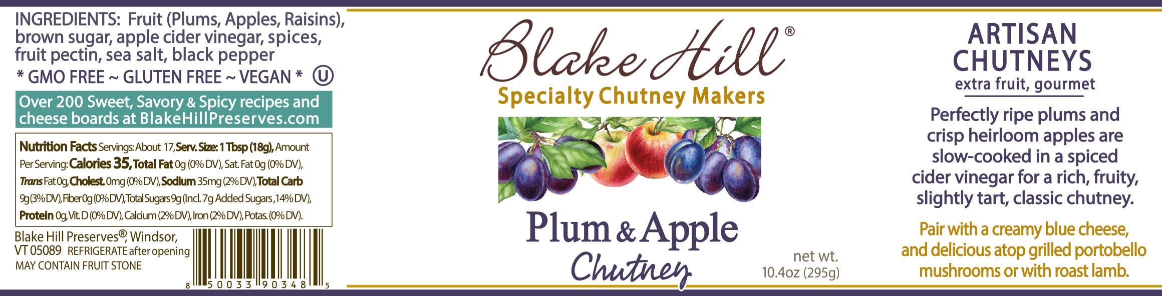 Blake Hill Preserves - Vente Confiture/gelée - Chutney aux prunes et aux pommes5