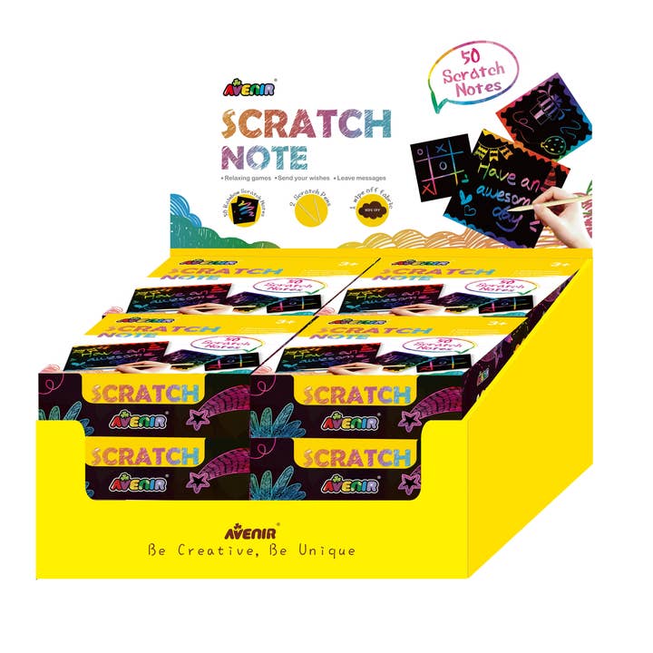 Scratch Note in Display - 12 pcs for wholesale by KidAntics