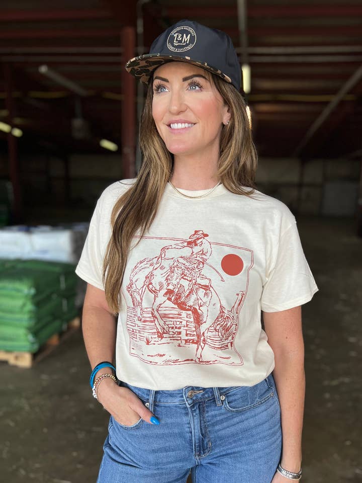 Green Broke-Cream for wholesale by Legends and Mavericks Apparel