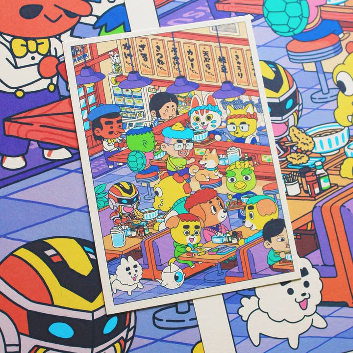 Yeaaah! Studio - Wholesale Postcard - Postcard "Udon-ya - A6 Format2